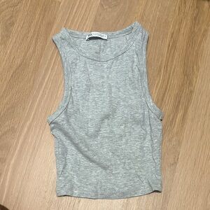 Zara gray tank